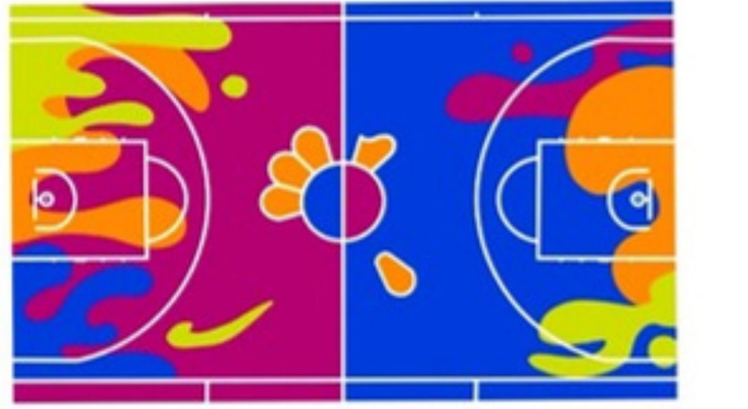 Nike Made to Play court graphics